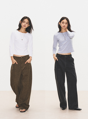 7AM10PM 白色简约正肩打底衫 纯色九分袖T恤女百搭上衣