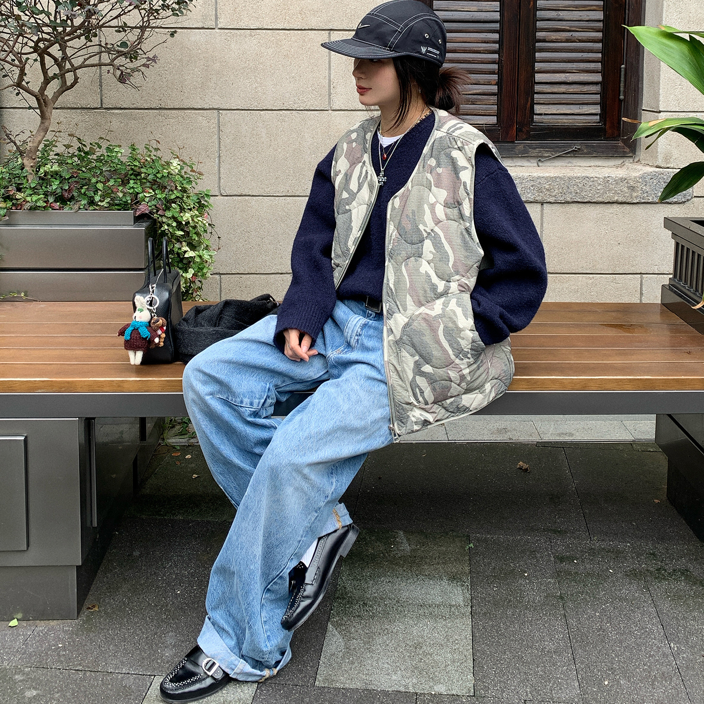 CWL251025 迷彩羽绒马甲