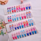 冰雪奇缘发夹bb夹小朋友公主发卡儿童碎发白雪公主刘海夹女童头饰