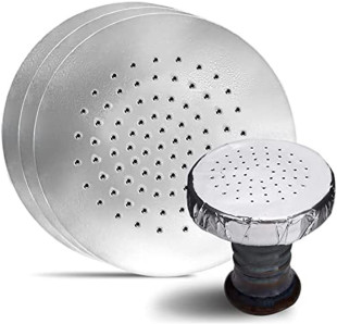 大直径16cm厚度40微米120片水烟壶打孔锡纸hookah foil aluminum