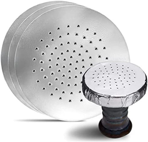 大直径16cm厚度40微米120片水烟壶打孔锡纸hookah aluminum foil