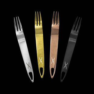 不锈钢叉子 水烟料叉  俄罗斯进口Hoob fork Hoob叉子14㎝