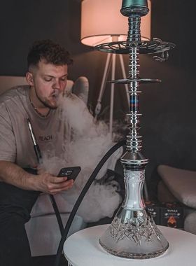 VZ Hookah Performance Wood Red 工业风格！双盘蝶飞！限量发售