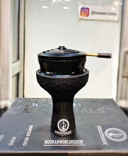 hookah HMD阿拉伯水烟碳隔酒吧椰壳碳配套水烟锅玻璃烟锅碳隔