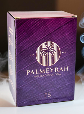 Palmeyrah 天然椰壳碳 椰壳碳阿拉伯水烟炭方块酒吧专用25mm 72颗