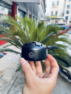 hookah HMDAurisManagement D银色卡劳德进口碳隔水烟碳隔碳锅