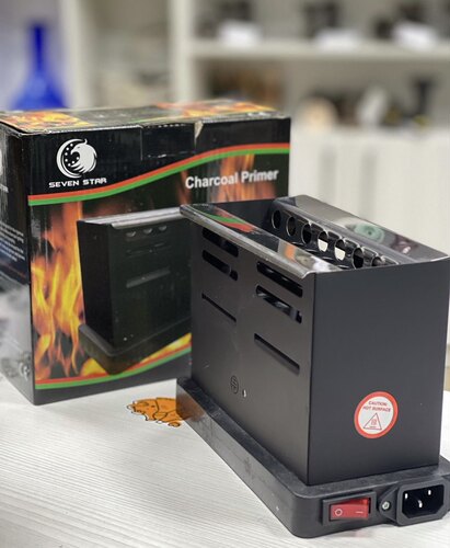 charcoal burner 阿拉伯水烟椰壳慢燃炭椰子壳碳烧炭炉电方形大号