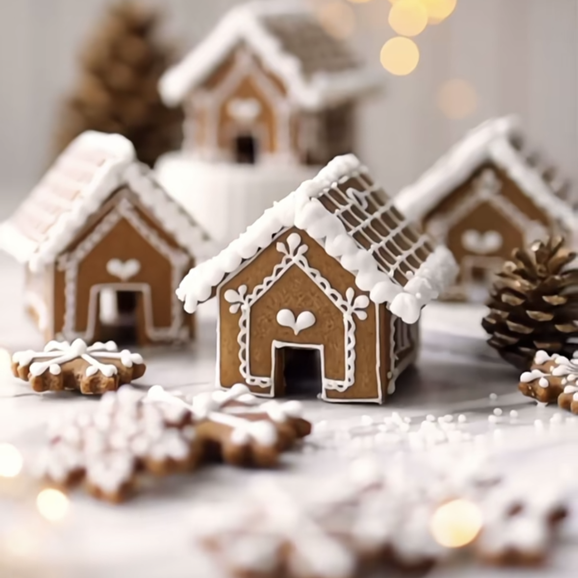 圣诞节姜饼屋饼干diy小房子网红零食小吃幼儿园活动礼包成品儿童