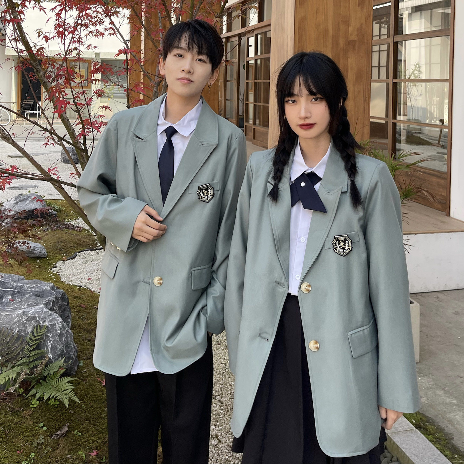 【精品】满68包邮◆2025春秋男女同款韩版潮流时尚百搭简约西服,男装,休闲西服,淘宝优惠券,粉丝福利购,淘宝优惠卷