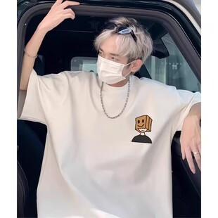 包邮 满68 2026夏季 男女款 T恤 港风重磅潮流潮牌休闲短袖 精品