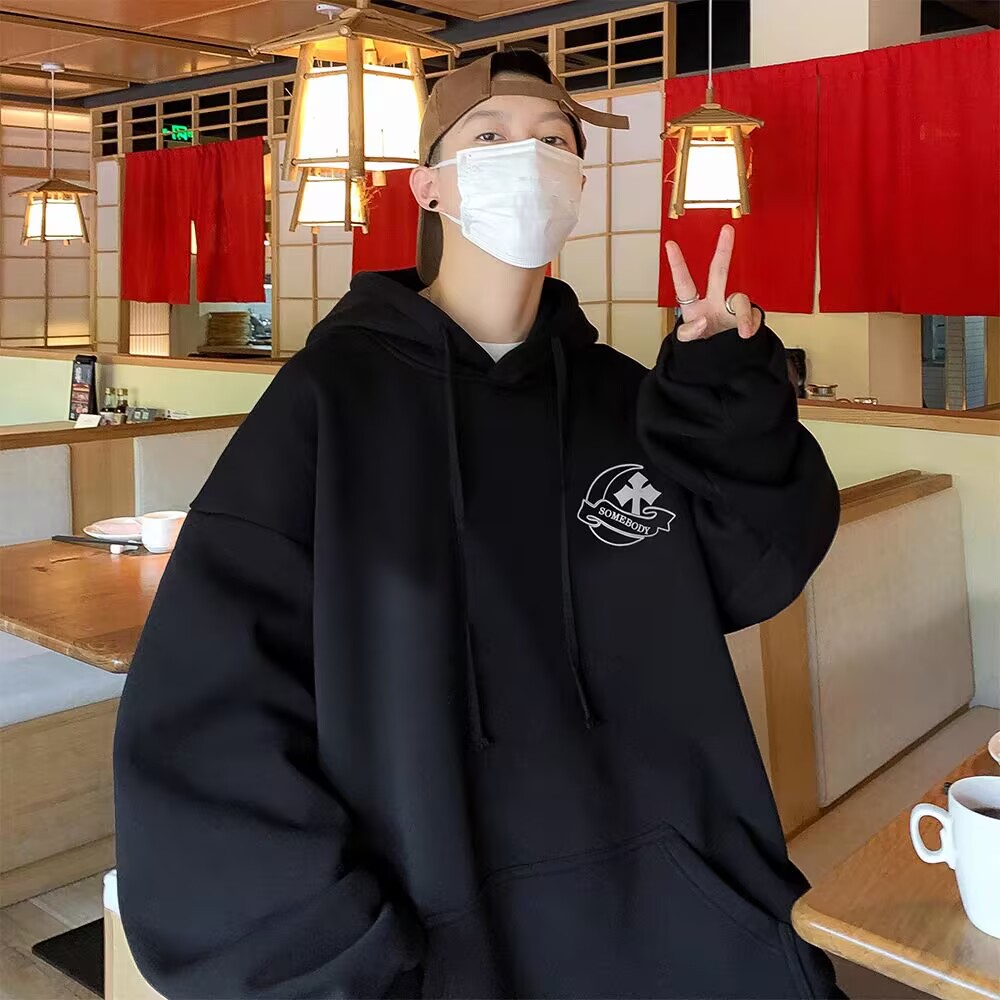 印花断码图片便宜连帽卫衣