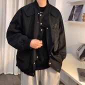 包邮 满68 2025春秋青年港风潮牌棒球服痞帅字母刺绣夹克 精品