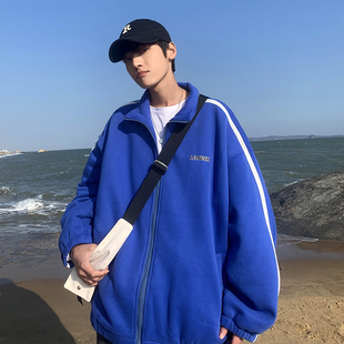 断码 2025春秋字母开衫 优品 包邮 卫衣潮牌高街情侣夹克 满68