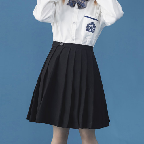 【精品】满68包邮◆2026夏季女生复古腰围滑轨可调节A字百褶裙