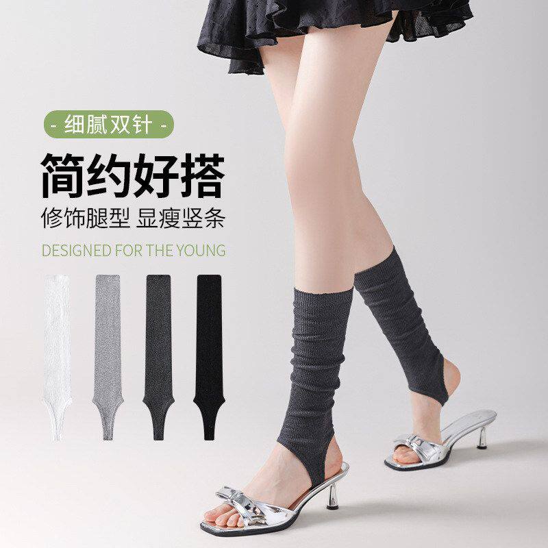 春无品牌/无注册商标款竹纤维袜套女小腿袜抗菌踩脚袜套独立包装