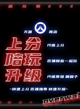 守望先锋OW2代练上分陪玩定级赛等级代肝500强留榜