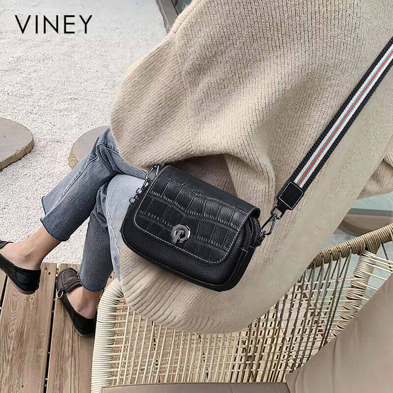 Viney包包2025新款斜挎迷你小包夏高级质感小众2024轻奢真皮女包