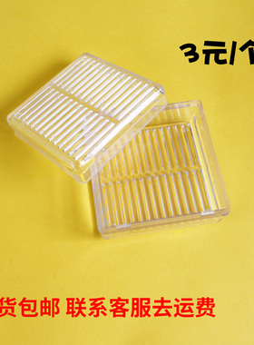 橙色蓝色变色硅胶塑料除湿分装盒 单反相机防潮 摄影机干燥剂小盒