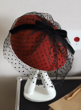 Earthtone“番茄乌梅”日本专柜小香礼帽!复古定型贝雷帽澳洲羊毛