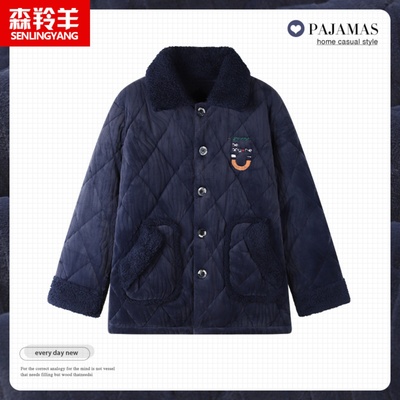 男士中年爸爸加厚加绒