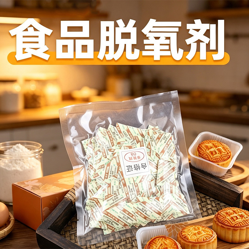脱氧剂食品专用30型50型100型月饼蛋黄酥糕点保鲜吸氧干燥剂小包