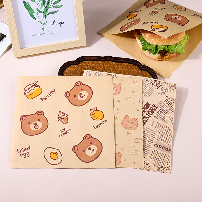 汉堡三明治包装纸防油