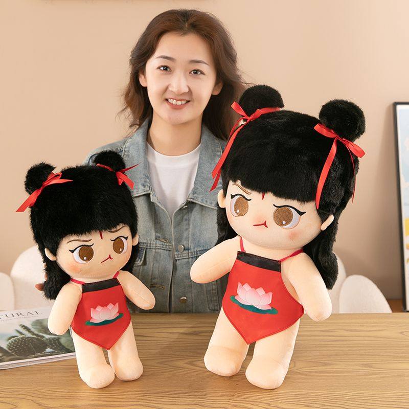 哪吒闹海公仔玩偶居家好物毛绒抱枕动漫周边送女友生日礼物