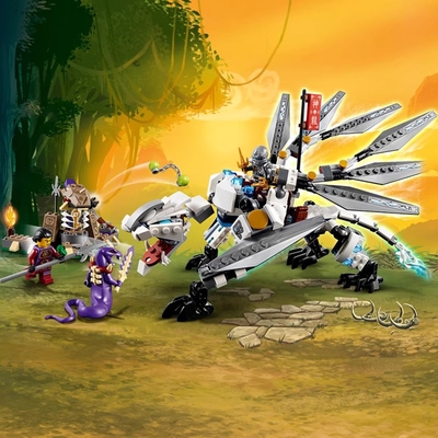 幻影忍者系列钛之神龙拼搭拼装