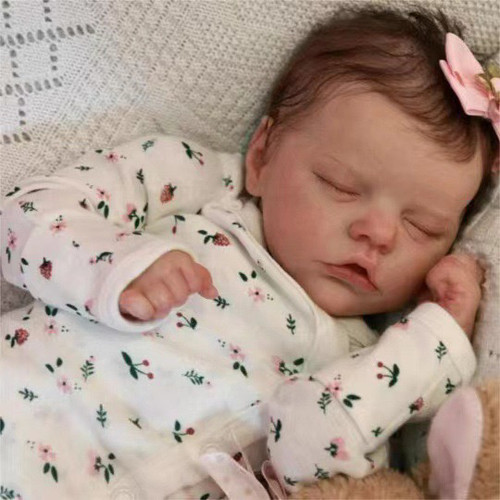 18inch reborn baby TWINB sleeping girl重生婴儿独立站外贸货源