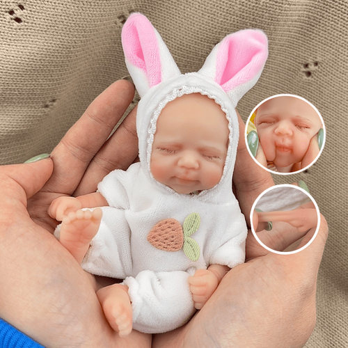 15cm硅胶重生娃娃reborn baby doll仿真娃娃儿童玩具跨境一件代发