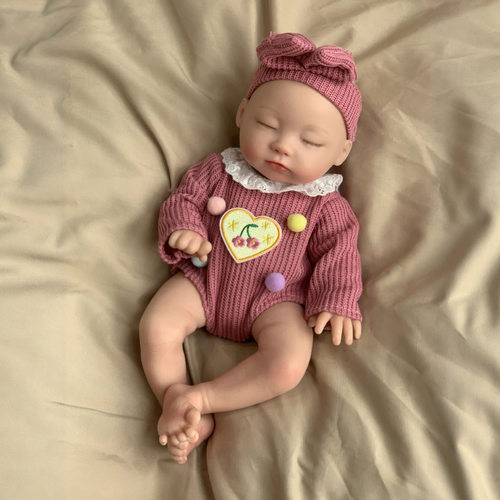13英寸实心硅胶玩具仿真实心silicone reborn baby婚礼娃娃