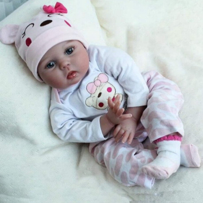 55厘米仿真重生娃娃 Reborn doll 布身儿童过家家