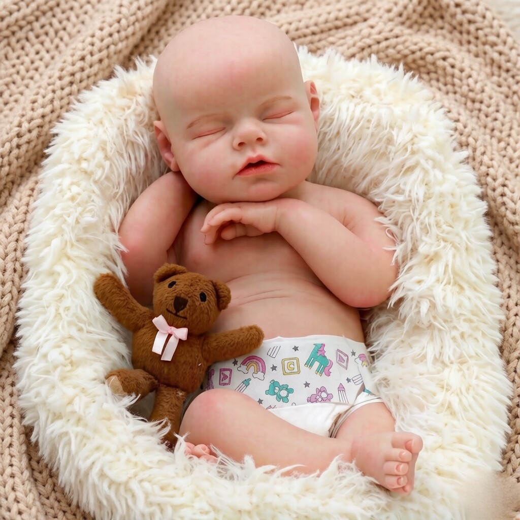 50厘米会喝水尿尿重生娃娃湿饮系统实心硅胶男女款仿真娃娃