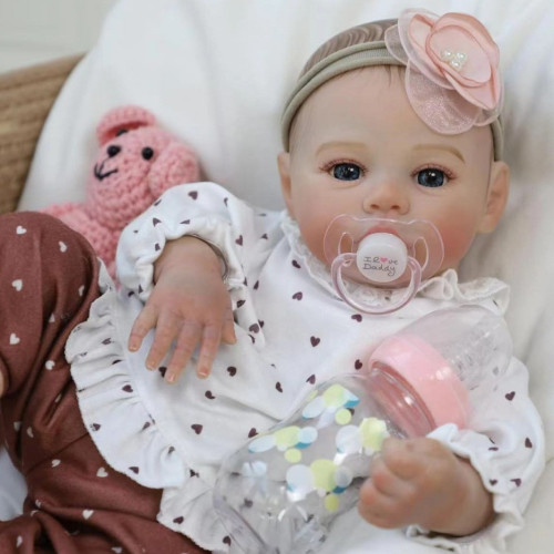 17英寸仿真重生娃娃 Reborn doll 儿童过家家玩具Куклы