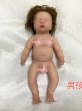 Hoomai 纯硅胶实心重生娃娃仿真娃娃婴儿silicone reborn doll