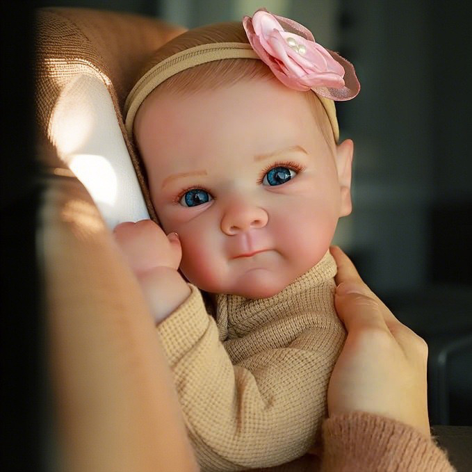 跨境重生婴儿仿真娃娃软胶玩偶宝宝模型模特精致手工彩绘3D皮肤