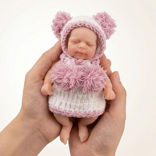 15CM 婴儿仿真娃娃硅胶Q弹宝宝重生洋娃娃安抚陪伴儿童玩具礼物