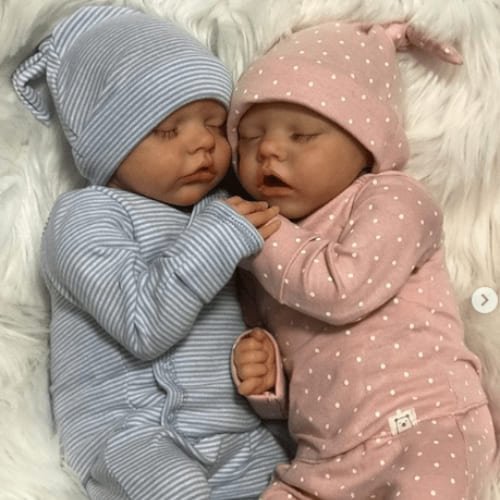 18英寸 twin a  twin b  仿真婴儿重生娃娃 跨境货源 一件