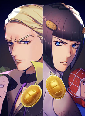 【时光】JOJO的奇妙冒险 黄金之风布罗诺 布加拉提 发夹头饰cos道