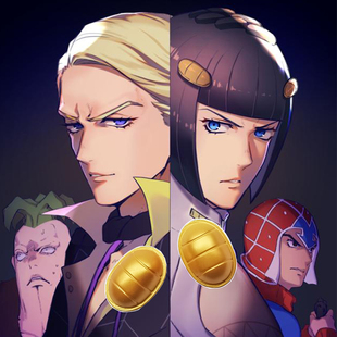 【时光】JOJO的奇妙冒险 黄金之风布罗诺 布加拉提 发夹头饰cos道