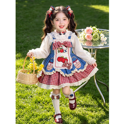 女童秋装洛丽塔HelloKitty套装