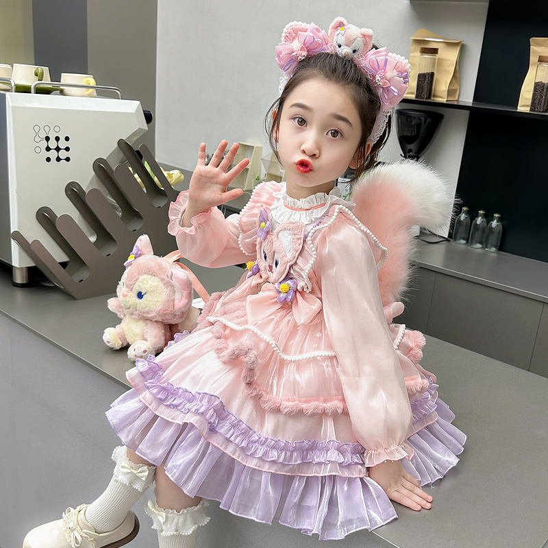 女童春秋玲娜贝儿洛丽塔公主裙