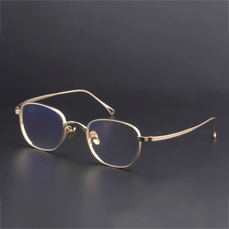 高度数近视眼镜男女款超轻眼镜框纯钛配近视变色眼镜架大脸男5179