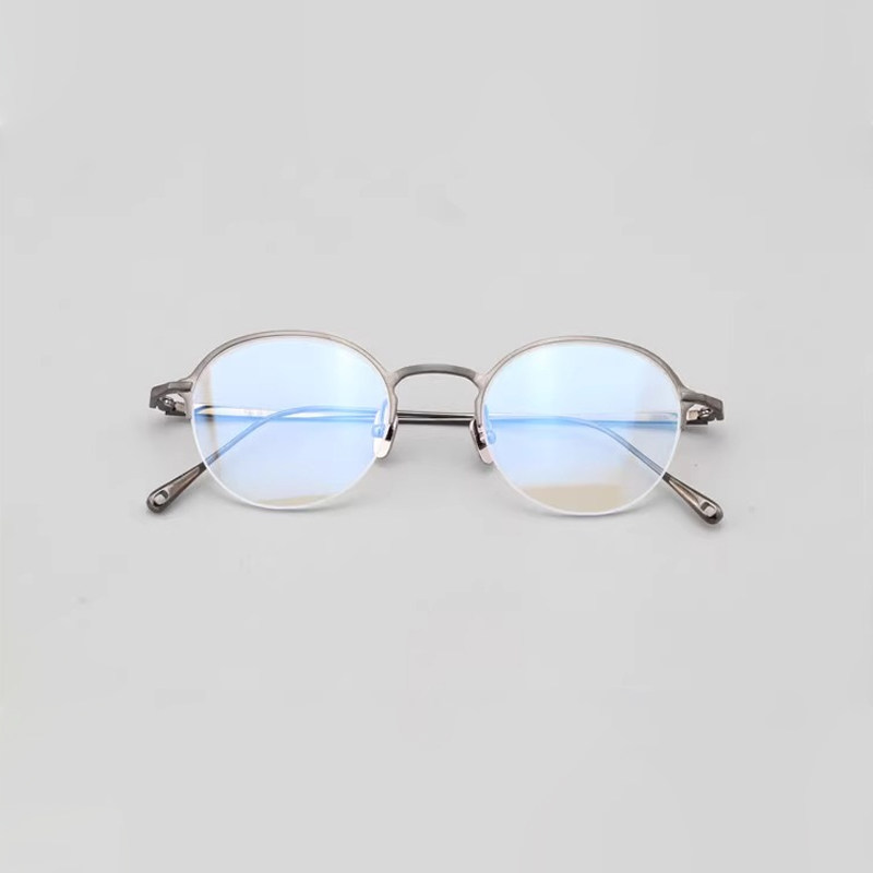 纯钛半框眼镜架男超轻近视眼睛方框复古beta钛文艺半框眼镜5027,ZIPPO/瑞士军刀/眼镜,眼镜架,淘宝优惠券,粉丝福利购,淘宝优惠卷