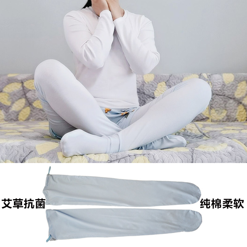 腿部保暖居家袜套足腿套保护套睡眠袜女夏空调房晚上睡觉穿的袜子