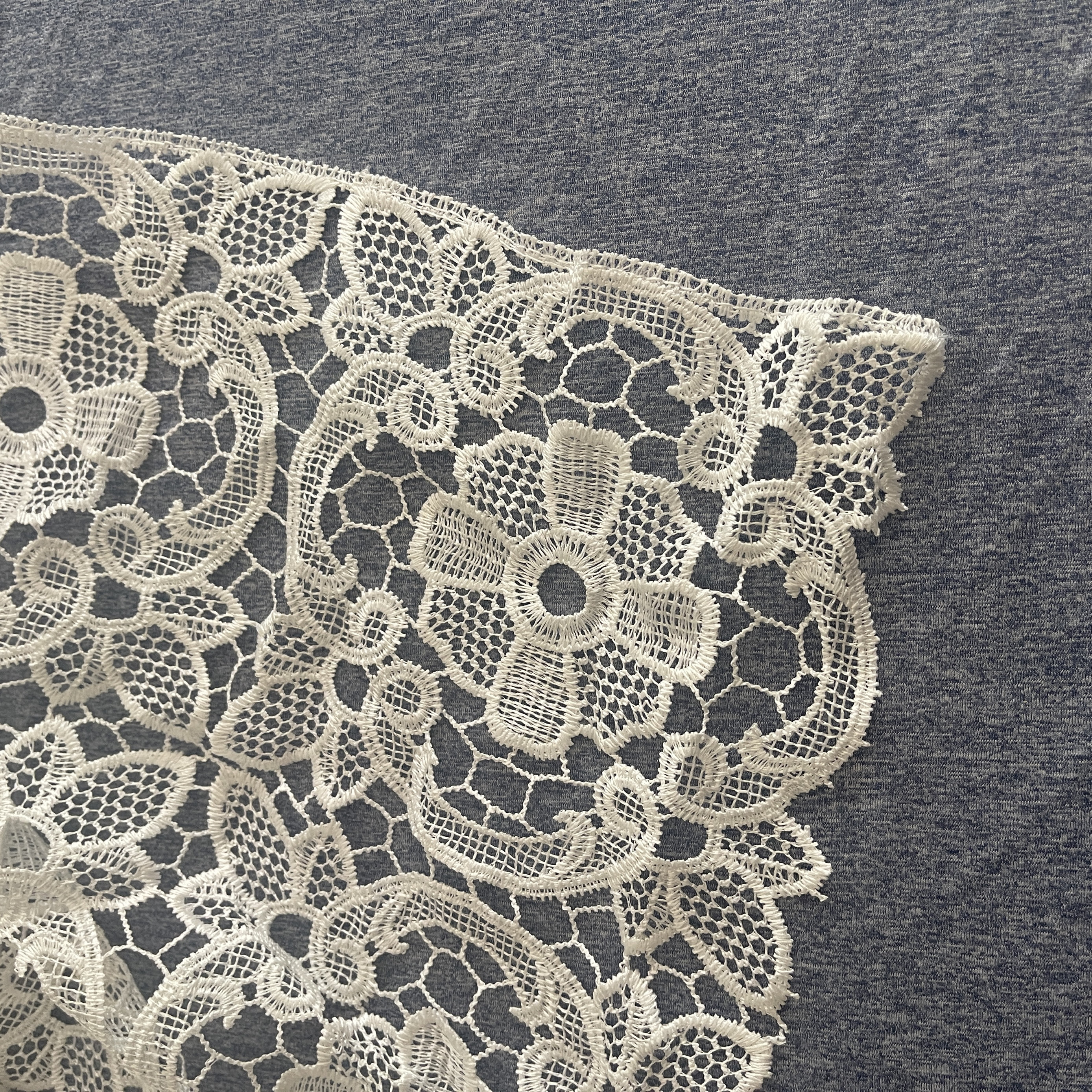 出口布艺 高档蕾丝水溶花边桌布 装饰搭巾 沙发靠背 电视机盖巾