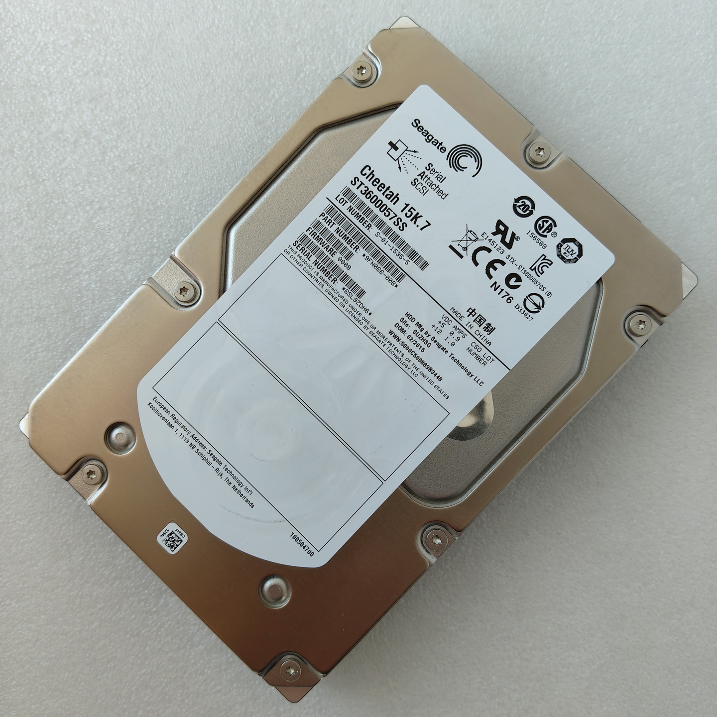 原装希捷 ST3600057SS 9FN066-008 15K SAS 600G 3.5寸服务器硬盘