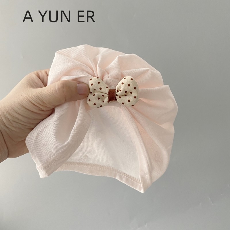 婴儿帽子春夏季薄款宝宝囟门帽夏天小月龄印度帽新生儿胎帽超薄夏