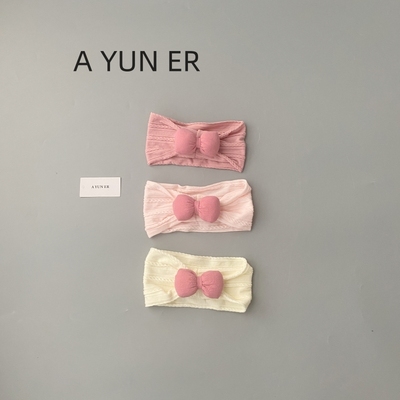 婴儿发带春秋薄款宝宝护囟门胎帽