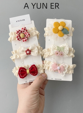 婴儿发带可爱公主发饰小月龄女宝宝蝴蝶结百天周岁满月头饰不勒头